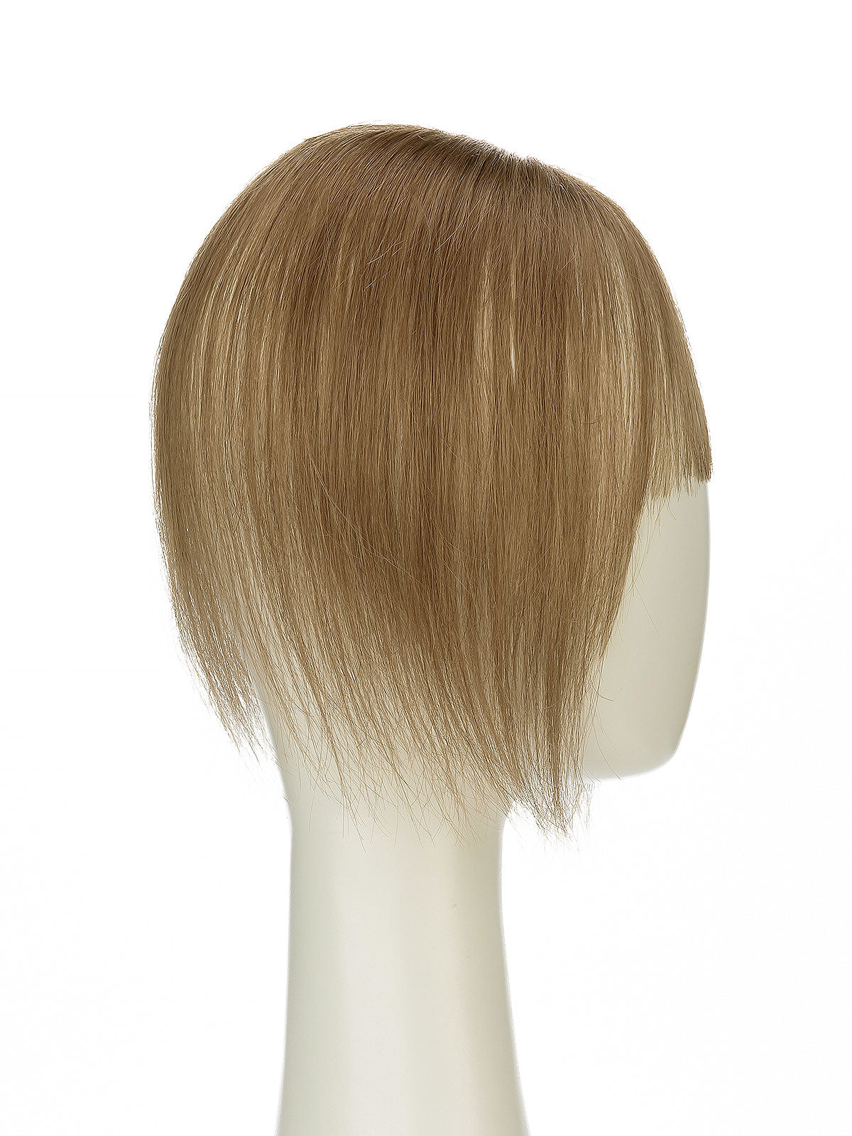 Elise in Light Chestnut Brown | 9" Remy Human Hair Topper | HD Lace Closure with Bangs by ECCO Hair