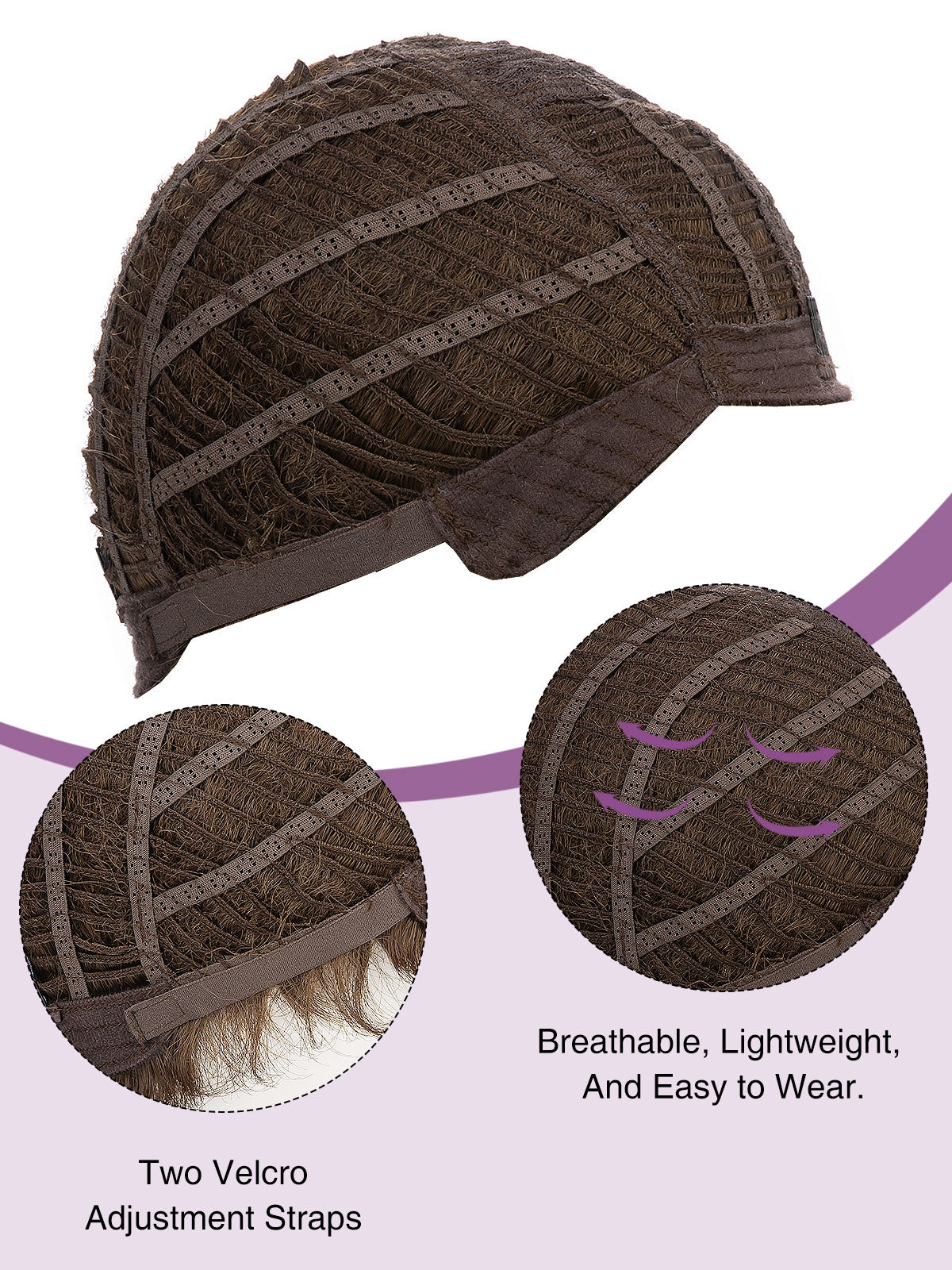 Ardin in Clay Brown | Wefted Synthetic Men¡¯s Wig | Light Brown Short Style by ECCO Hair