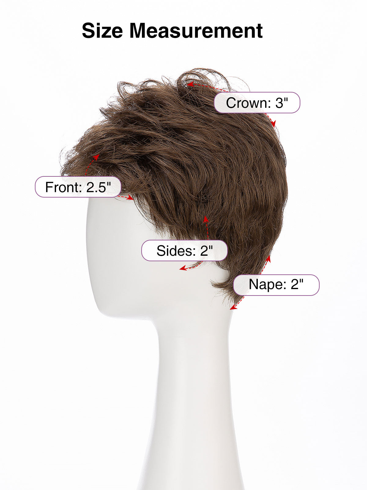 Ardin in Clay Brown | Wefted Synthetic Men¡¯s Wig | Light Brown Short Style by ECCO Hair