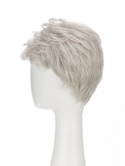 Ardin in Ash Grey | Wefted Synthetic Men¡¯s Wig | Silver Grey Hair System by ECCO Hair