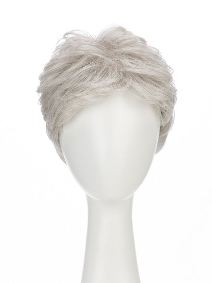 Ardin in Ash Grey | Wefted Synthetic Men¡¯s Wig | Silver Grey Hair System by ECCO Hair
