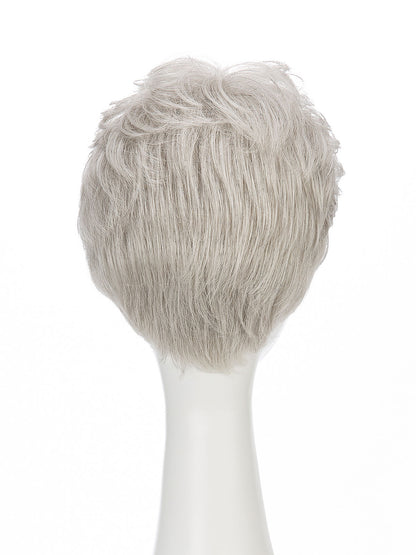 Ardin in Ash Grey | Wefted Synthetic Men¡¯s Wig | Silver Grey Hair System by ECCO Hair