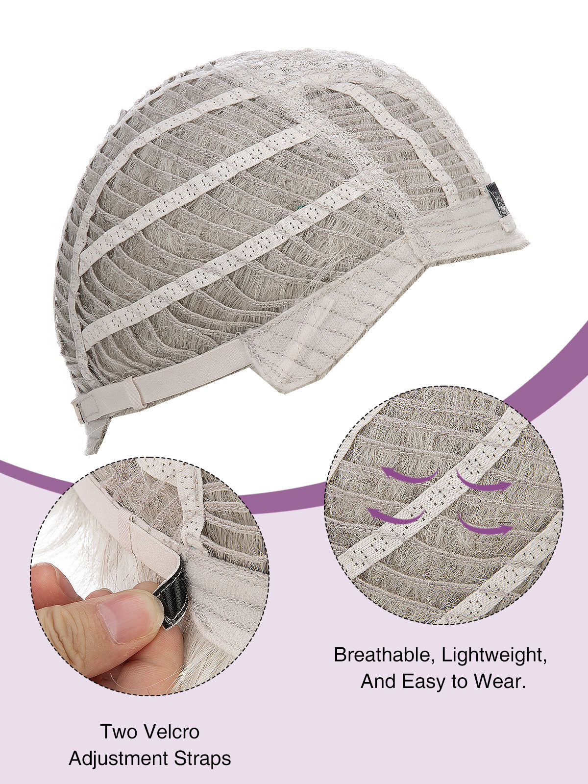 Ardin in Ash Grey | Wefted Synthetic Men¡¯s Wig | Silver Grey Hair System by ECCO Hair