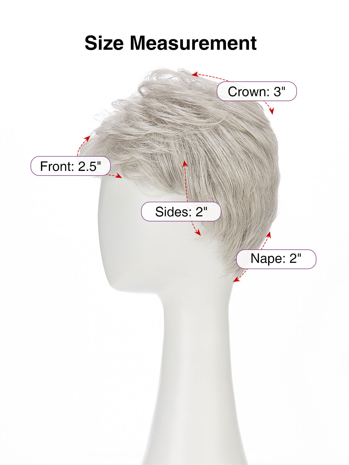 Ardin in Ash Grey | Wefted Synthetic Men¡¯s Wig | Silver Grey Hair System by ECCO Hair