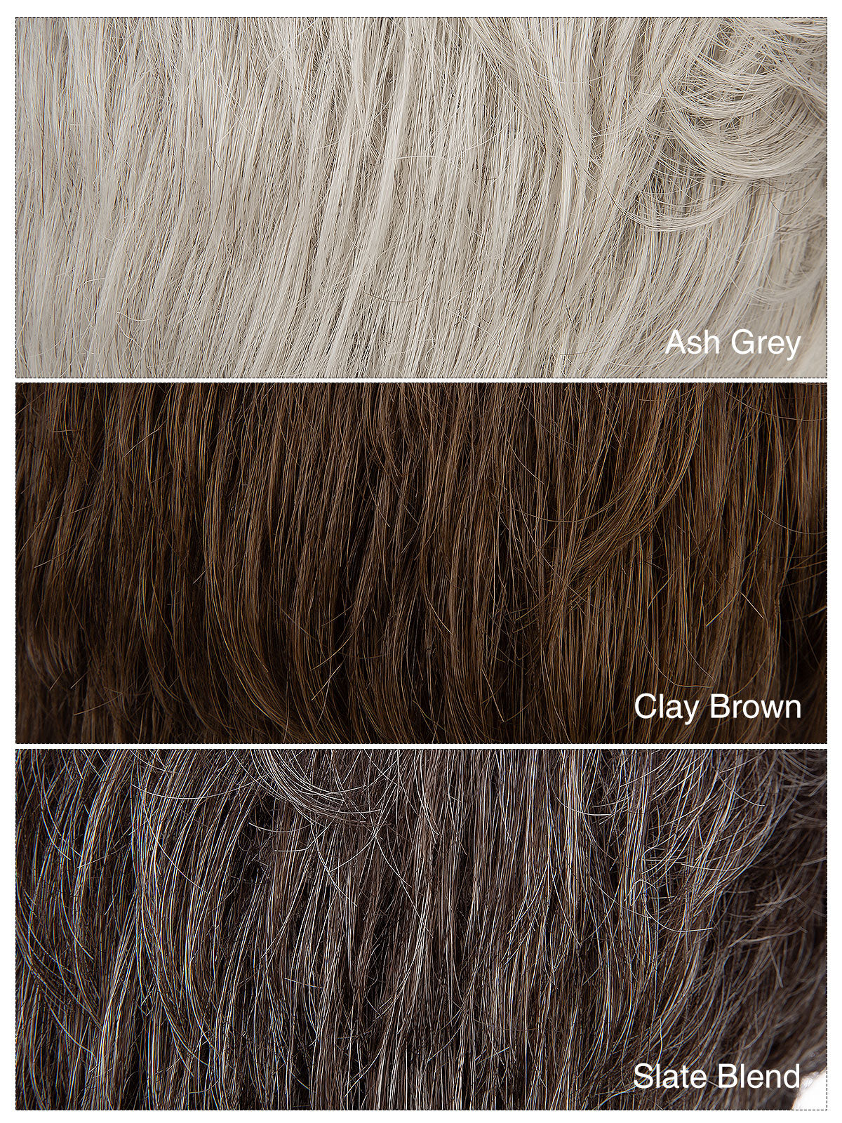 Ardin in Ash Grey | Wefted Synthetic Men¡¯s Wig | Silver Grey Hair System by ECCO Hair