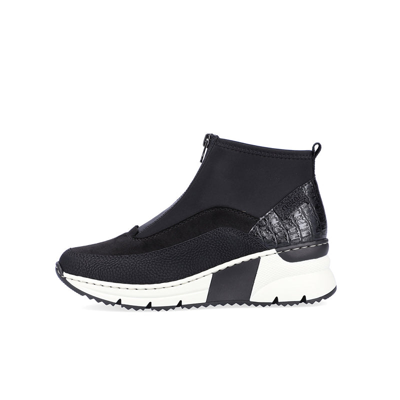 Rieker Women's Boots Fashion Zip Casual Ankle Boots N6352
