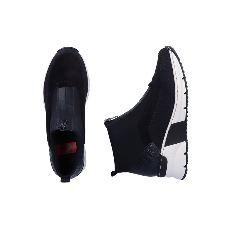 Rieker Women's Boots Fashion Zip Casual Ankle Boots N6352