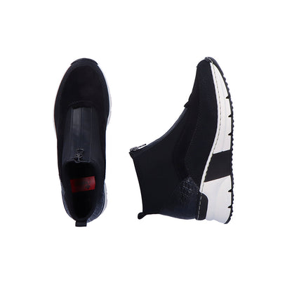 Rieker Women's Boots Fashion Zip Casual Ankle Boots N6352