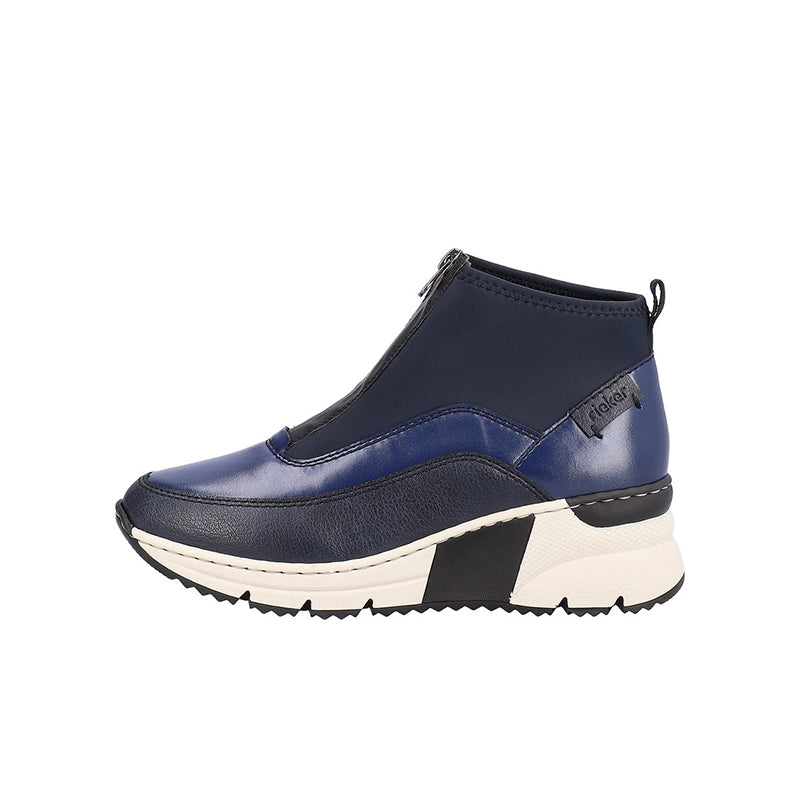 Rieker Women's Boots Fashion Zip Casual Ankle Boots N6352