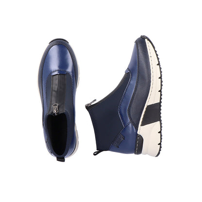 Rieker Women's Boots Fashion Zip Casual Ankle Boots N6352