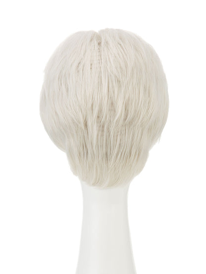 Eden in Arctic Pearl | Lace Front Mono Crown Synthetic Wig | Silver Pixie Wig by Rieker Wigs