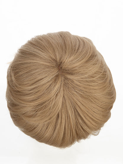 Irene in Golden Wheat | Wefted Synthetic Short Straight Wig | Blonde Wig by Rieker Wigs
