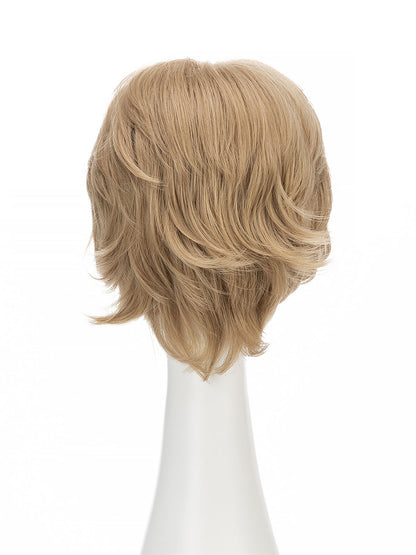 Irene in Golden Wheat | Wefted Synthetic Short Straight Wig | Blonde Wig by Rieker Wigs