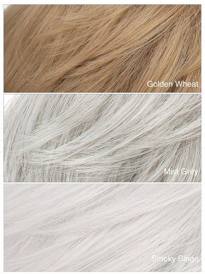 Irene in Golden Wheat | Wefted Synthetic Short Straight Wig | Blonde Wig by Rieker Wigs