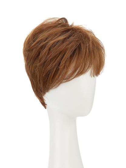 Marion in Amber Maple | Short Straight Synthetic Wig | Auburn Pixie by Rieker Wigs