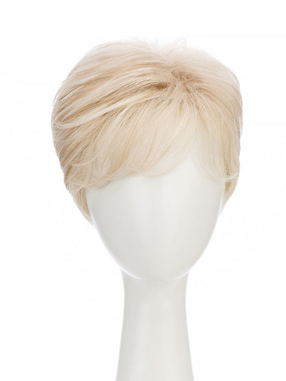 Marion in Sunlit Beige | Short Straight Synthetic Wig | Neutral Blonde Pixie by Rieker Wigs