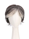 Isabelle in Soft Silver | Short Straight Synthetic Wig | Silver Wefted Wig by Rieker Wigs