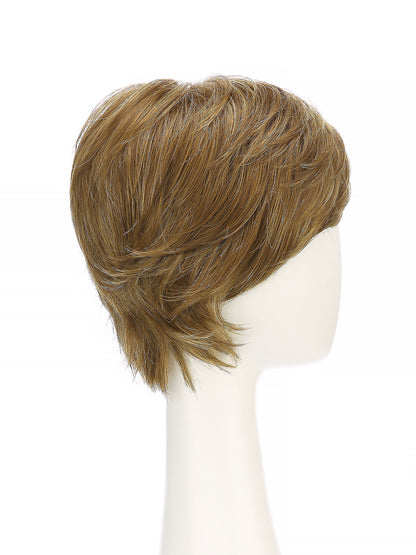 Isabelle in Medium Brown Blend | Short Synthetic Wig | Dimensional Brown Wig by Rieker Wigs