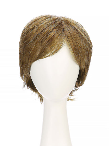 Isabelle in Medium Brown Blend | Short Synthetic Wig | Dimensional Brown Wig by Rieker Wigs