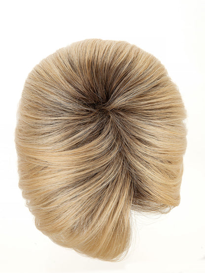 Elaine in Mocha Pearl | Lace Front Synthetic Straight Wig | Warm Blonde Bob by Rieker Wigs