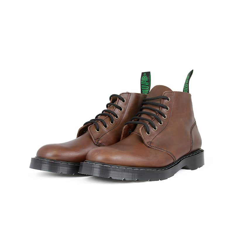 Solovair Men's Boots Brown Gaucho Crazy Horse Eye Astronaut Boot