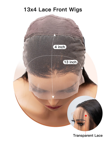 Long Straight Virgin Human Hair Wig - Natural Black 180 Density Wig | Lewis and Ailsa