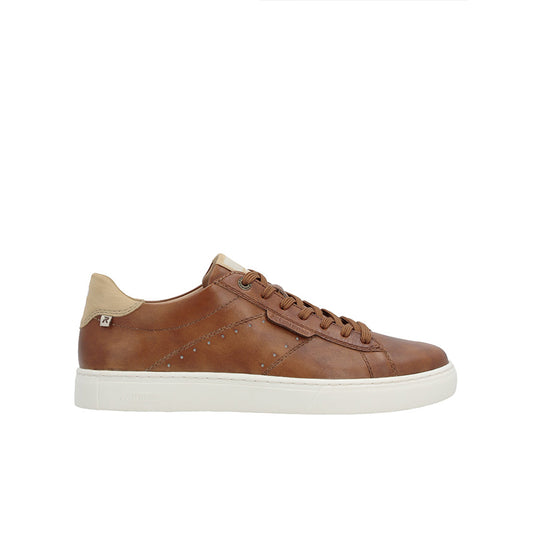 Rieker Men's Sneakers Brown Outdoor Lace-up Casual Shoes U0704