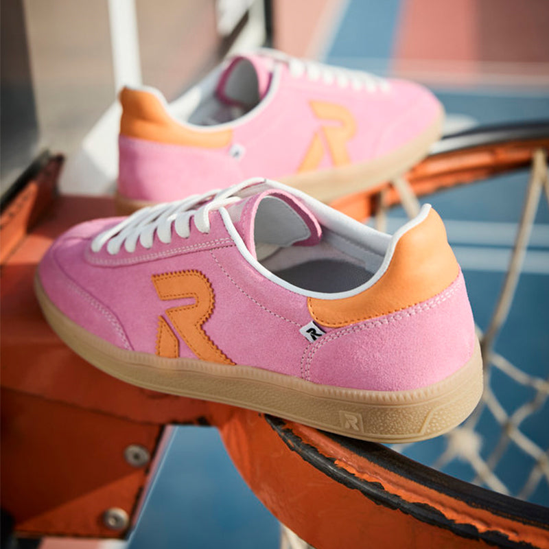 Rieker Women's Sneaker Fashion Leather Lace-Up Casual Shoes W2200