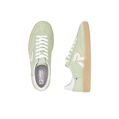 Rieker Women's Sneaker Fashion Leather Lace-Up Casual Shoes W2200