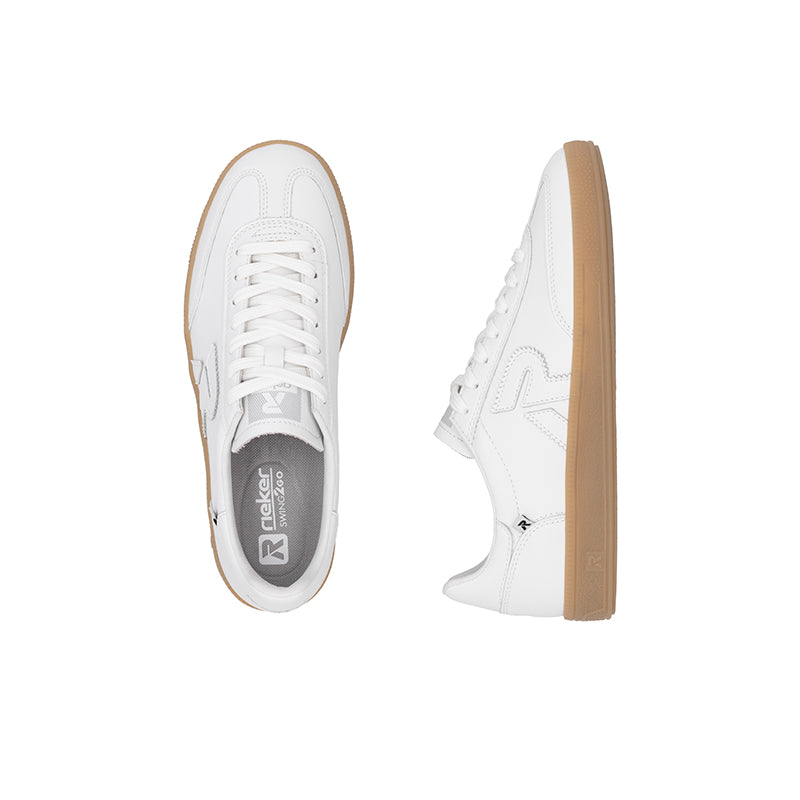 Rieker Women's Sneaker Fashion Leather Lace-Up Casual Shoes W2200