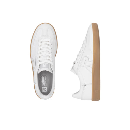 Rieker Women's Sneaker Fashion Leather Lace-Up Casual Shoes W2200