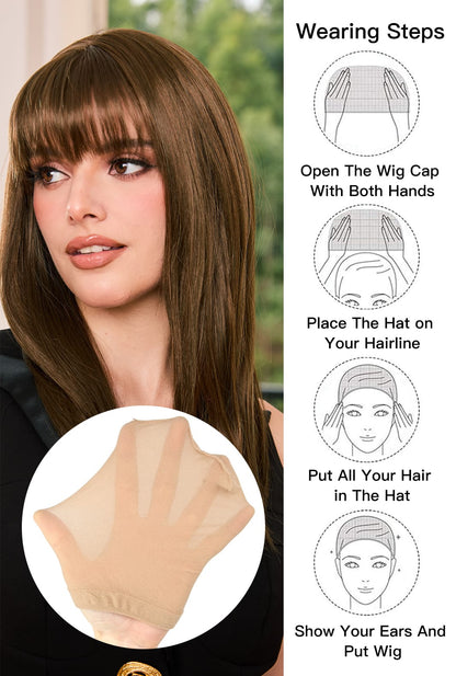 2Pcs HD Wig Cap | Secure Fit & Scalp Protection｜Ailsas.com